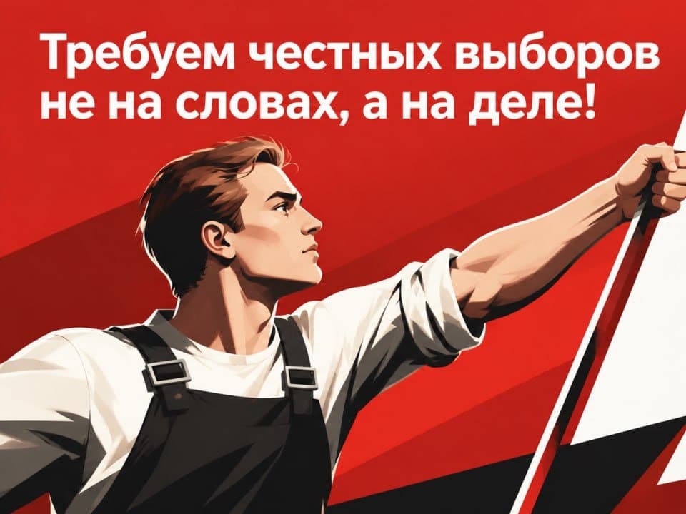 Требуем честных выборов не на словах, а на деле!